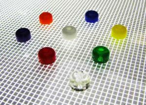 7/16" OD Super-Bands Transparent Mini Post Rubbers